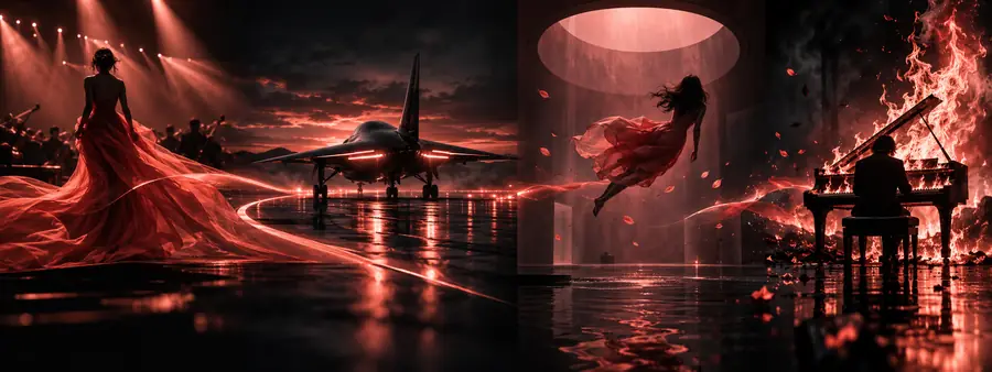 Finished atmospheric cosmos video scene